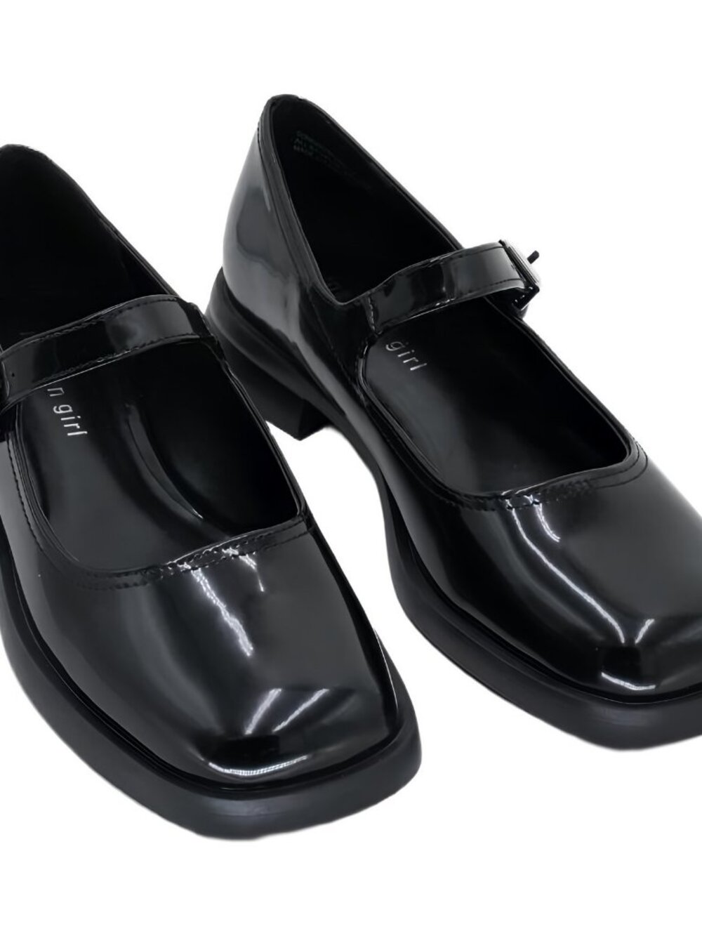 Madden Girl Black Patent Mary Jane Flats